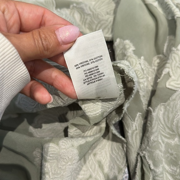 Wilfred green boho cropped tunic Medium - Picture 4 of 4